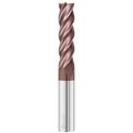 Fullerton Tool 4-Flute - Variable Helix - 3500 Fury HP End Mills, FC20, RH Spiral, Square, Extra-Long, 3/4 35275